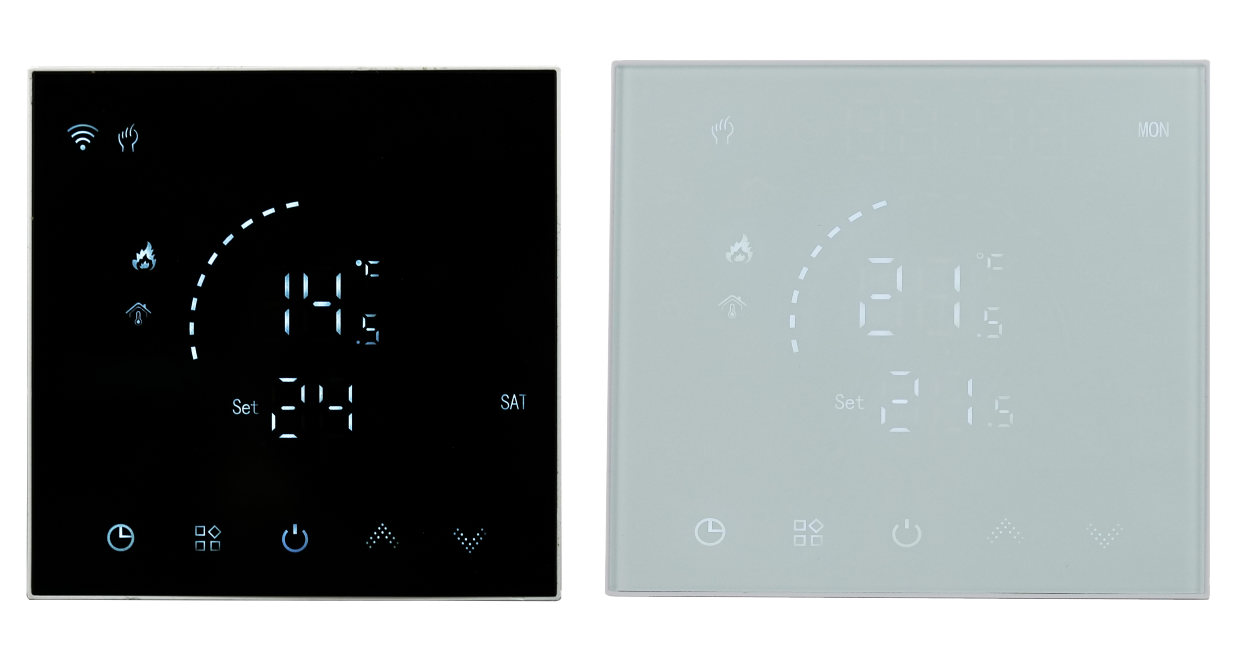 WiFi款，水采暖，周编程，断电记忆，儿童锁，NTC